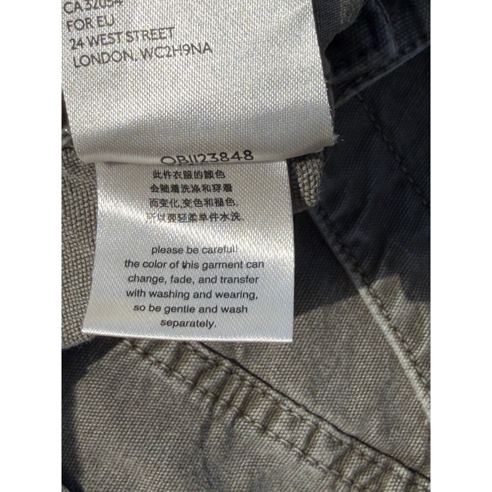 ANTHROPOLOGIE Liza Utility Shorts pleated button front stretch shorts sz 26 - Picture 6 of 10